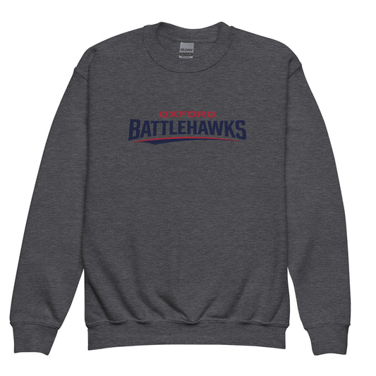 Classic | Youth Sweatshirt | Oxford Battlehawks 13U | Raptor Logo