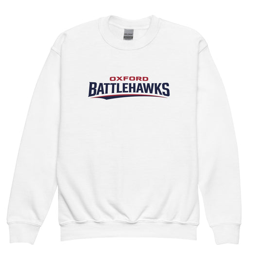 Classic | Youth Sweatshirt | Oxford Battlehawks 13U | Raptor Logo