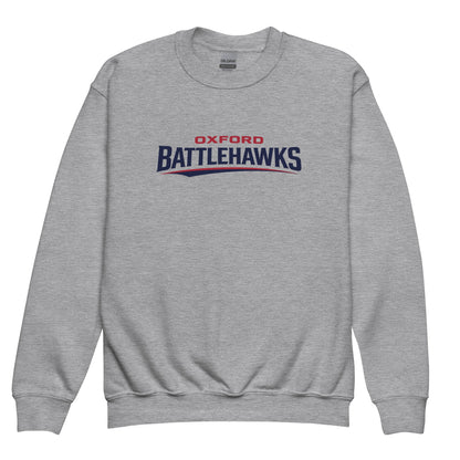 Classic | Youth Sweatshirt | Oxford Battlehawks 13U | Raptor Logo