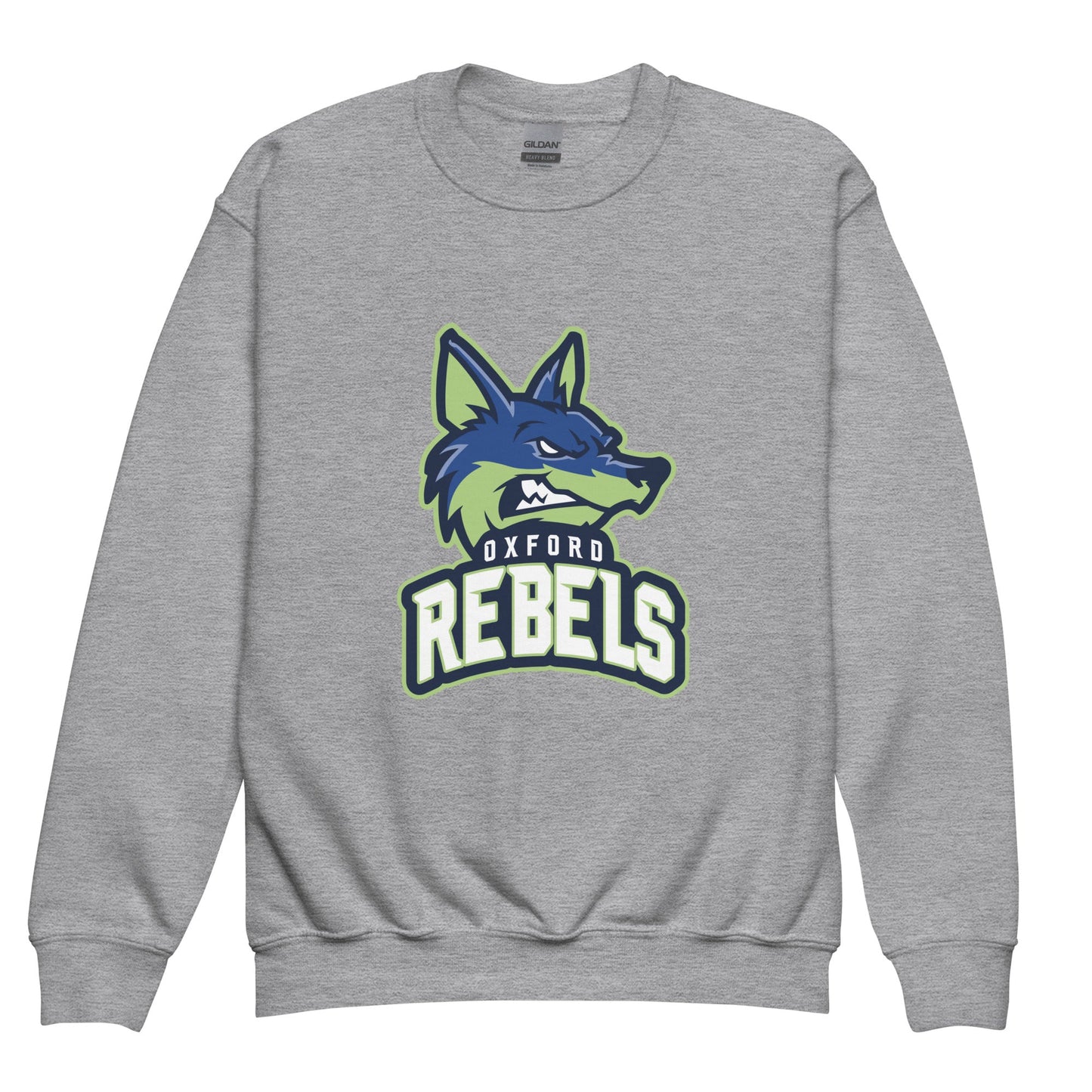 Classic | Youth Sweatshirt | Oxford Rebels 12U | Mascot Logo