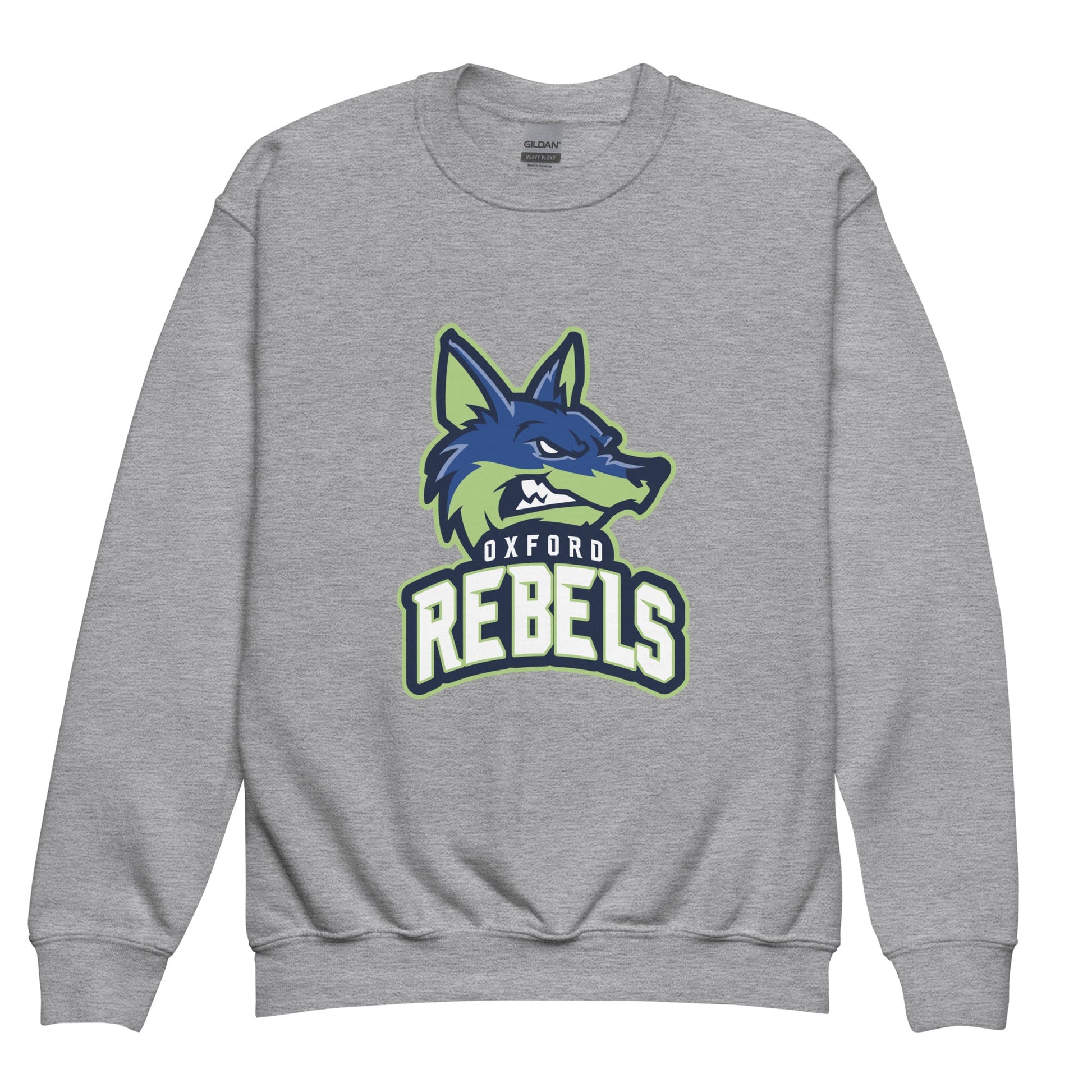 Classic | Youth Sweatshirt | Oxford Rebels 12U | Mascot Logo