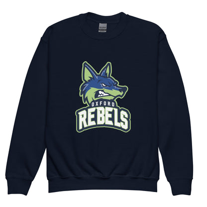 Classic | Youth Sweatshirt | Oxford Rebels 12U | Mascot Logo