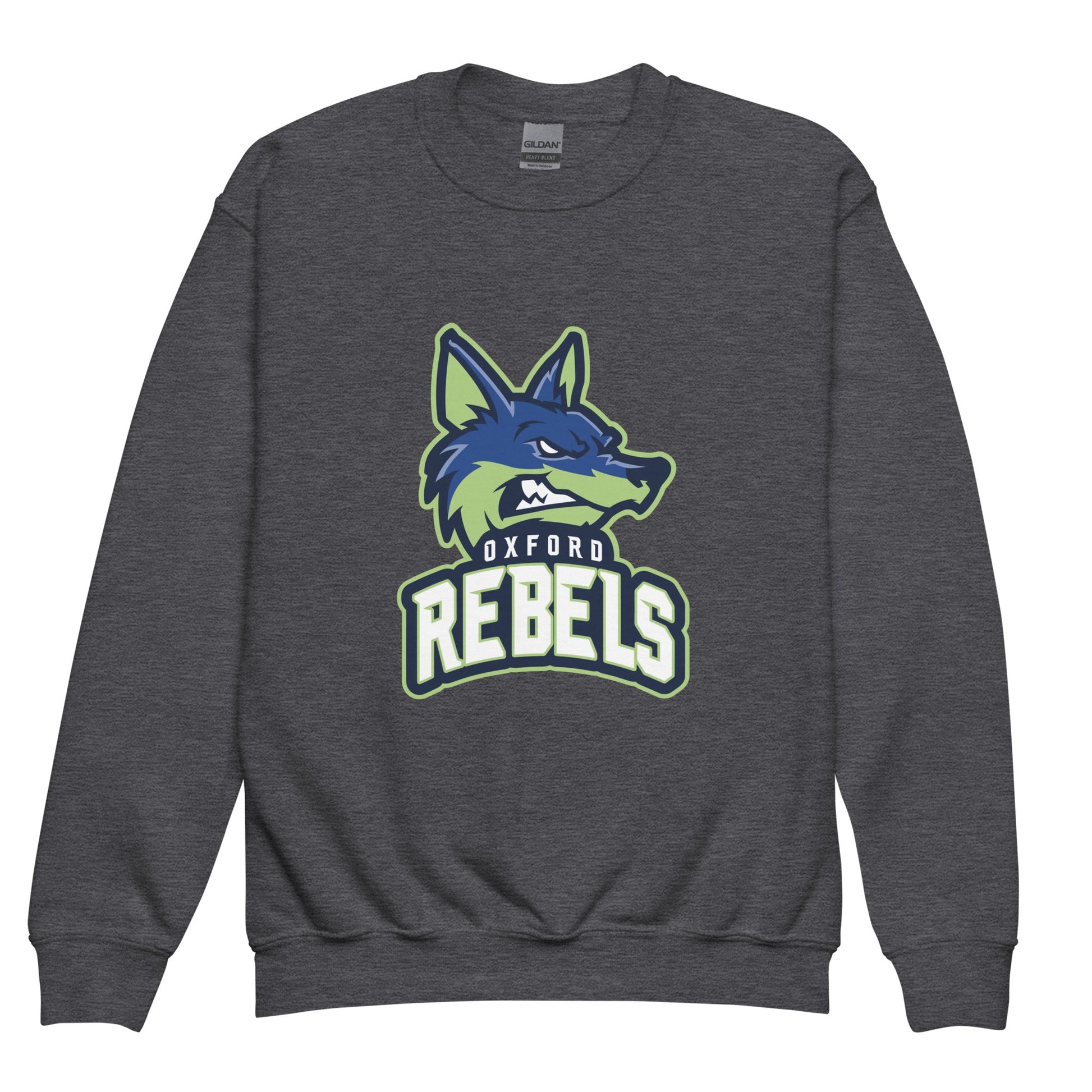 Classic | Youth Sweatshirt | Oxford Rebels 12U | Mascot Logo