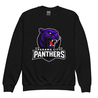 Classic | Youth Sweatshirt | Panama City Panthers | Mascot Logo