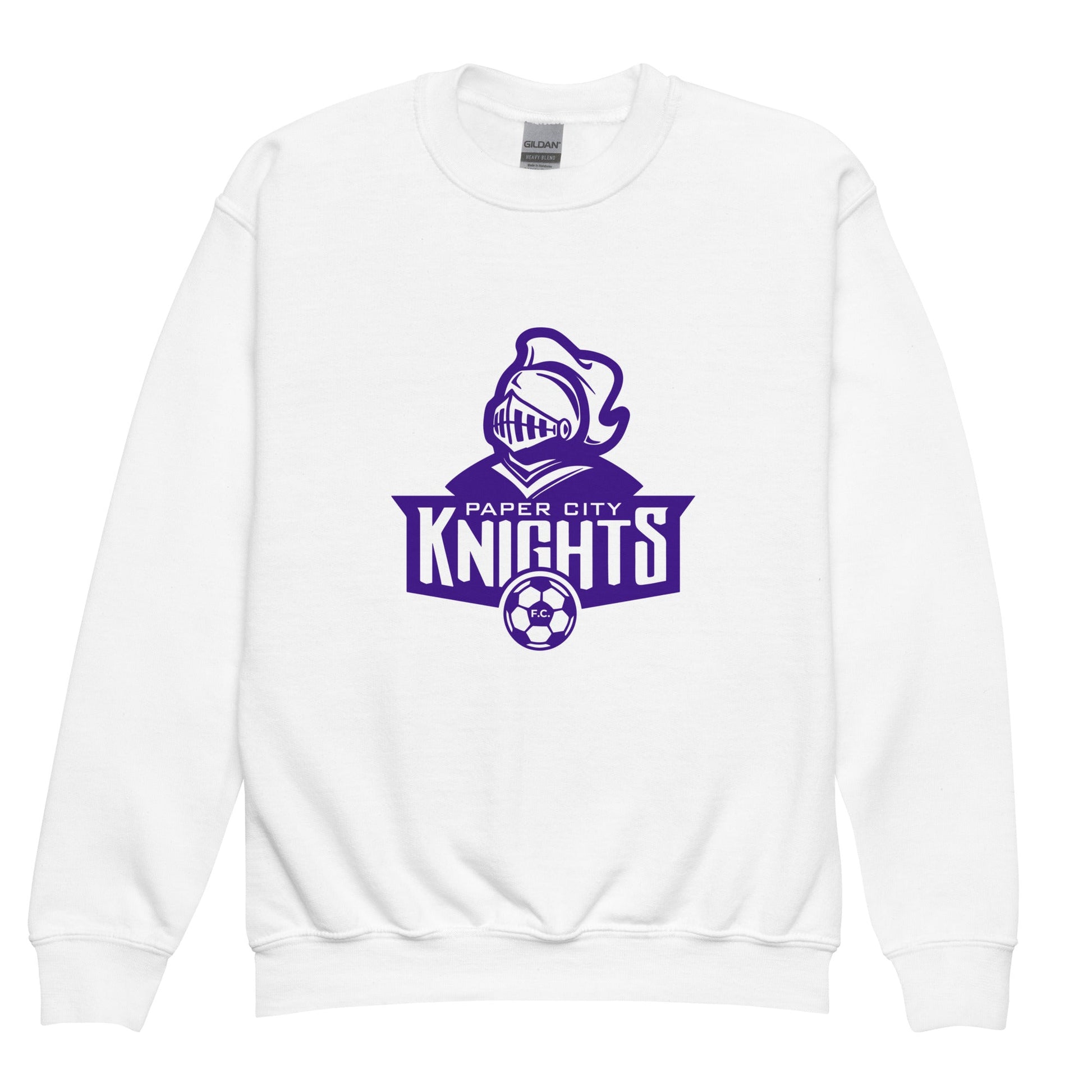 Classic | Youth Sweatshirt | Paper City Futbol Club | Emblem Logo