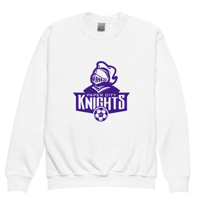 Classic | Youth Sweatshirt | Paper City Futbol Club | Emblem Logo