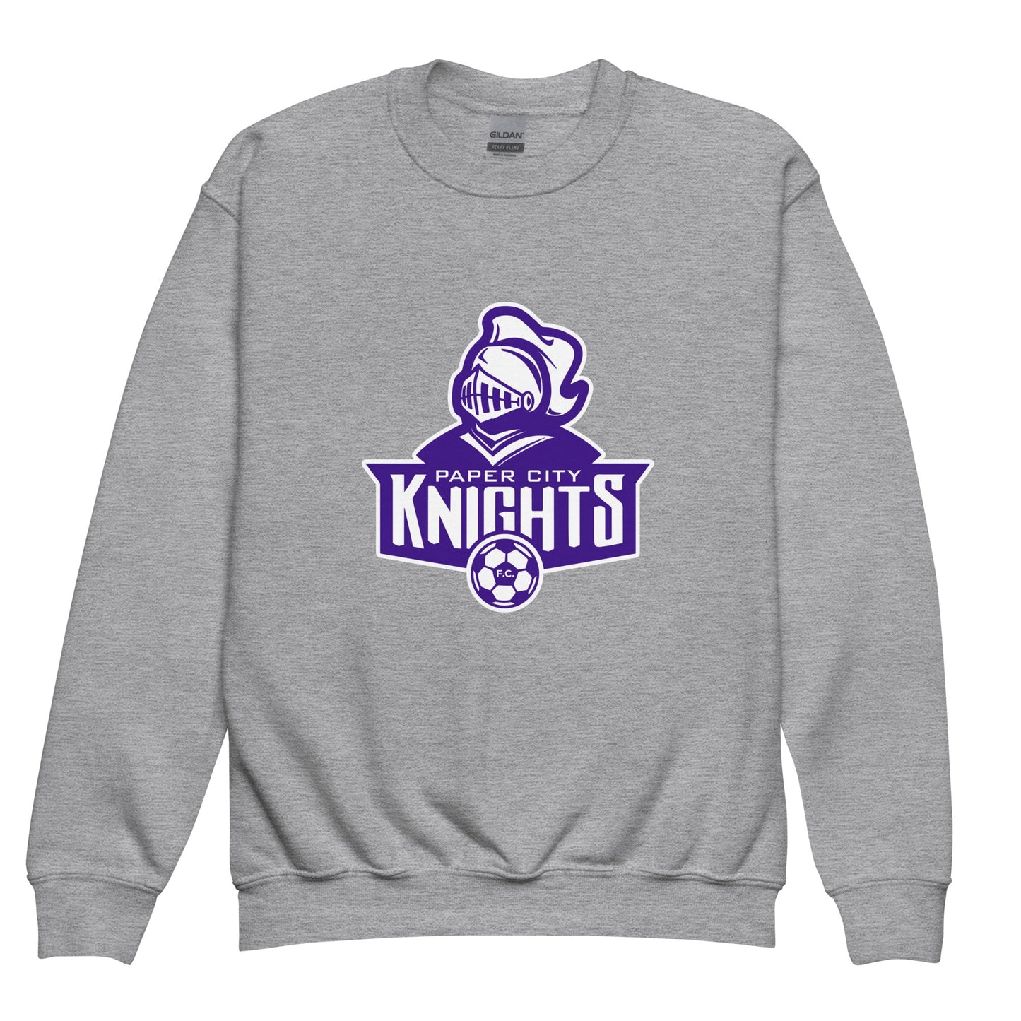 Classic | Youth Sweatshirt | Paper City Futbol Club | Emblem Logo
