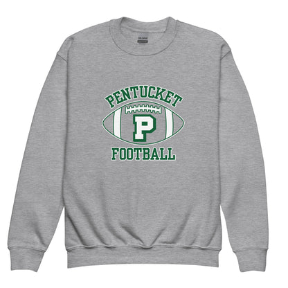 Classic | Youth Sweatshirt | Pentucket Youth Football and Cheer | Varsity Badge Logo