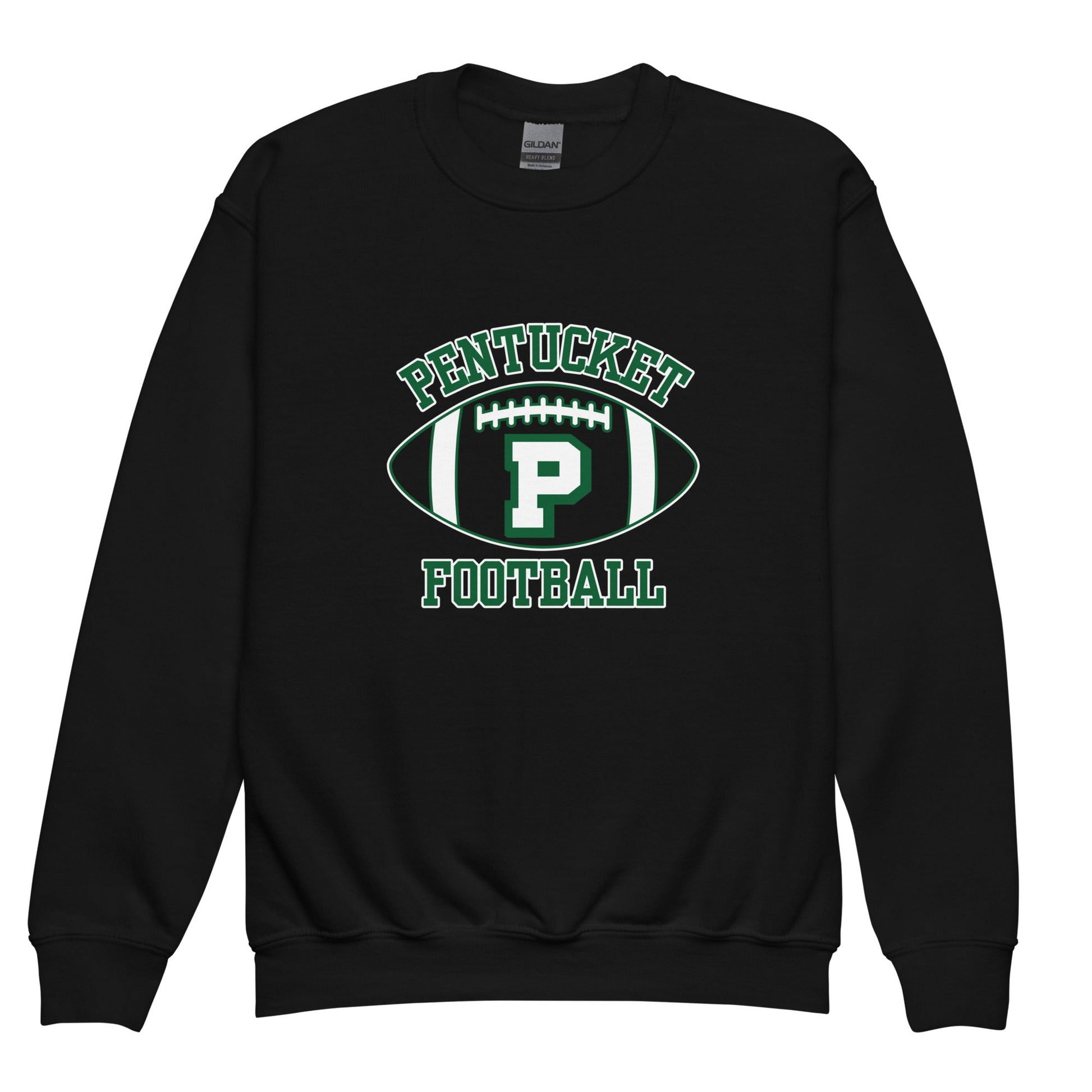 Classic | Youth Sweatshirt | Pentucket Youth Football and Cheer | Varsity Badge Logo
