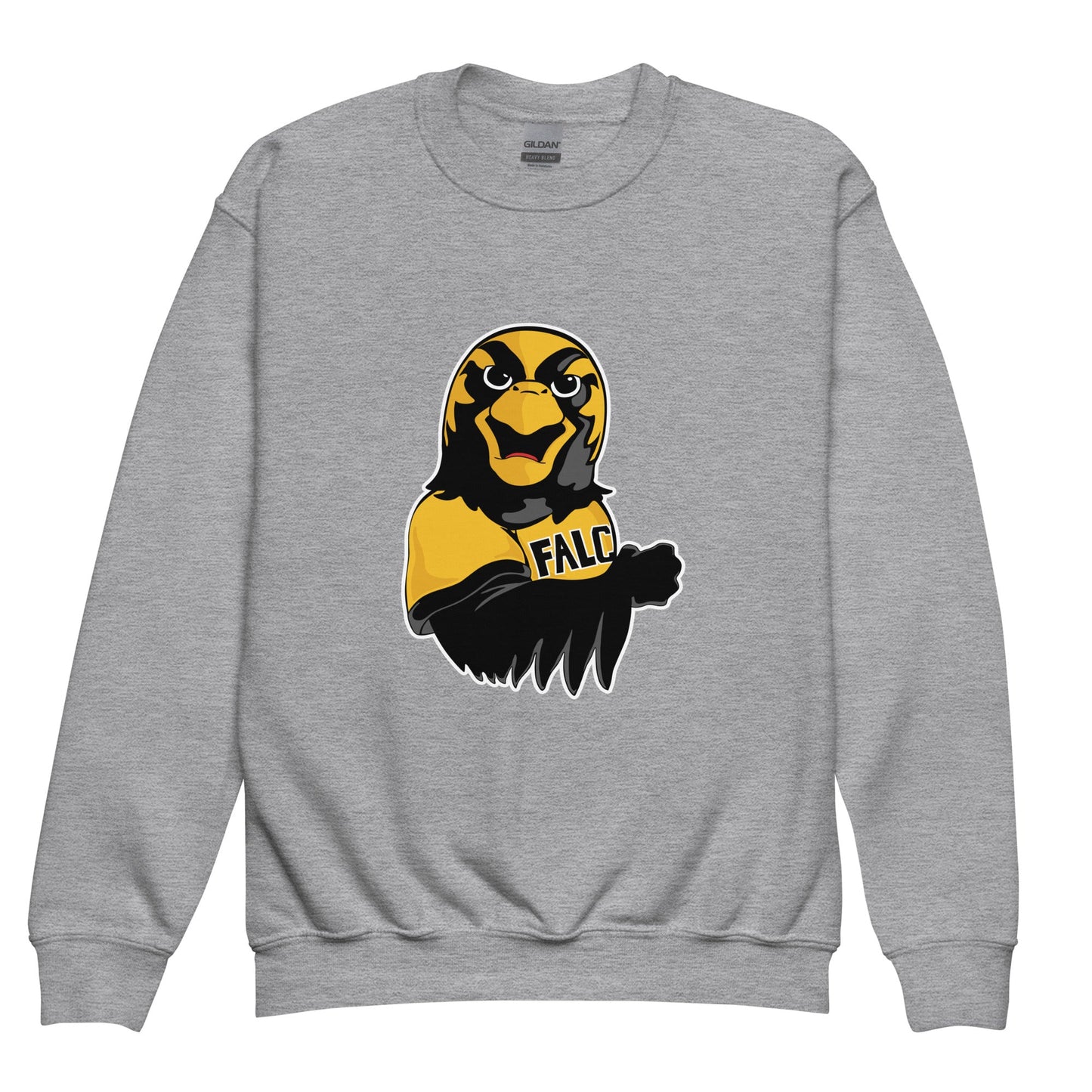 Classic | Youth Sweatshirt | Pfeiffer University Golf | Mascot Logo