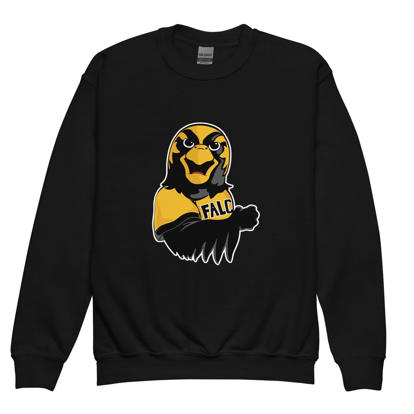 Classic | Youth Sweatshirt | Pfeiffer University Golf | Mascot Logo