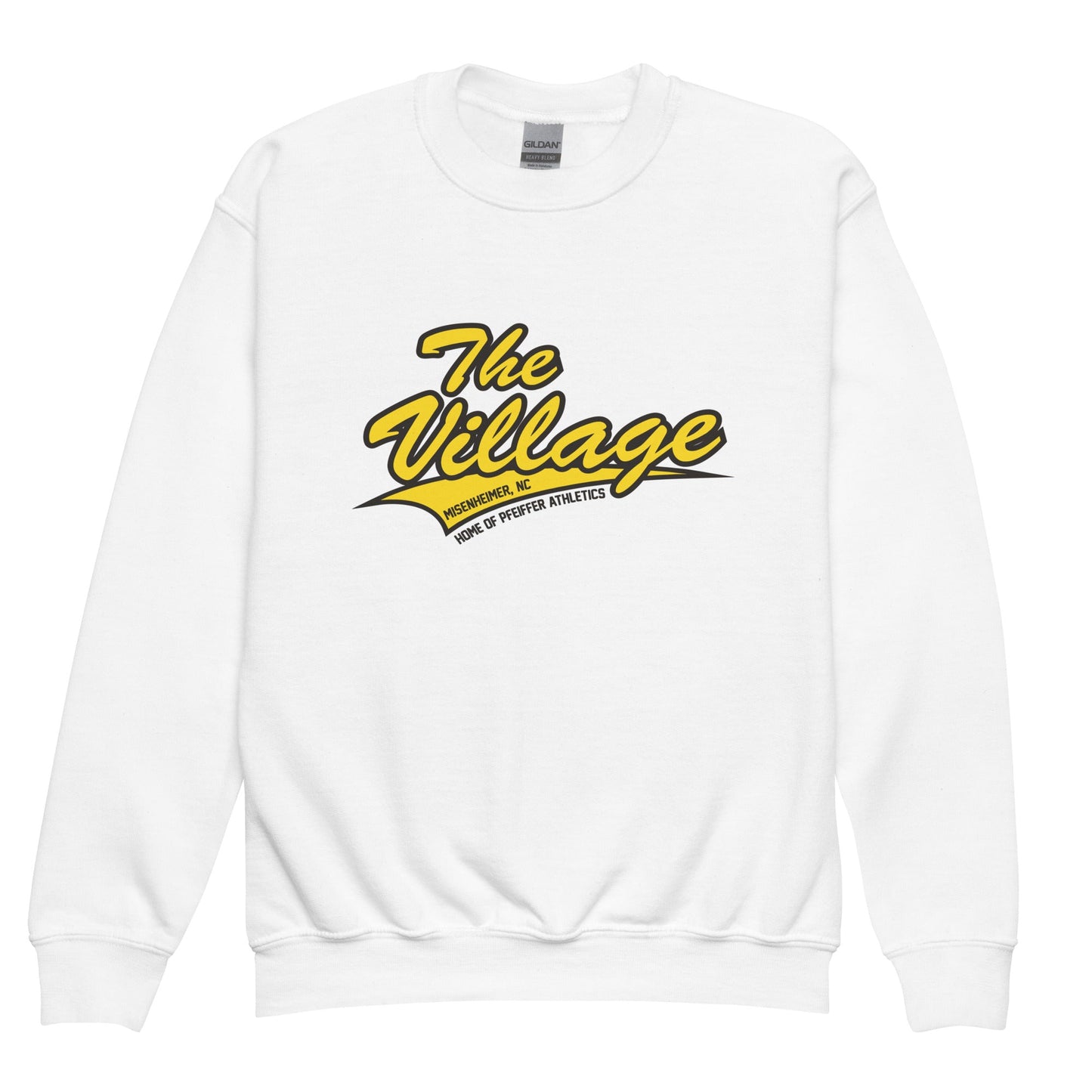 Classic | Youth Sweatshirt | Pfeiffer University Golf | Village Logo