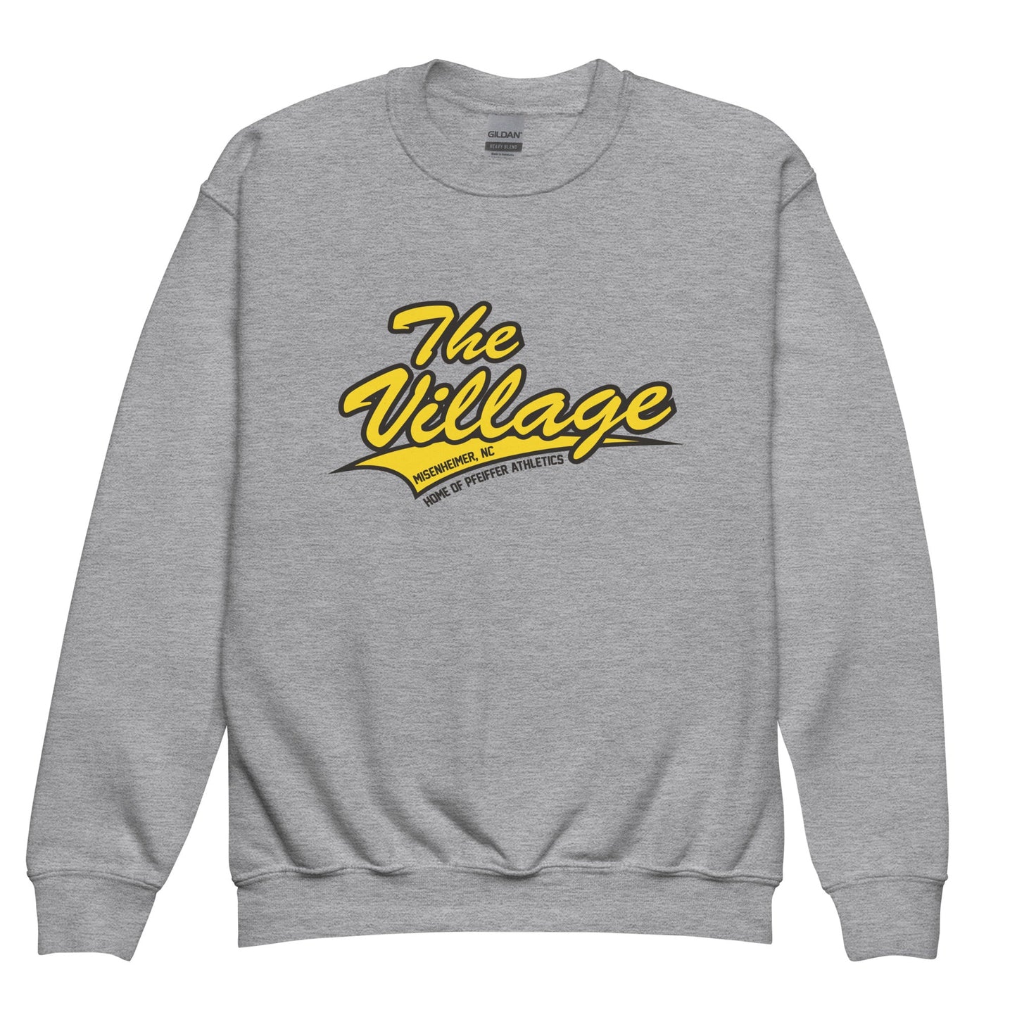 Classic | Youth Sweatshirt | Pfeiffer University Golf | Village Logo
