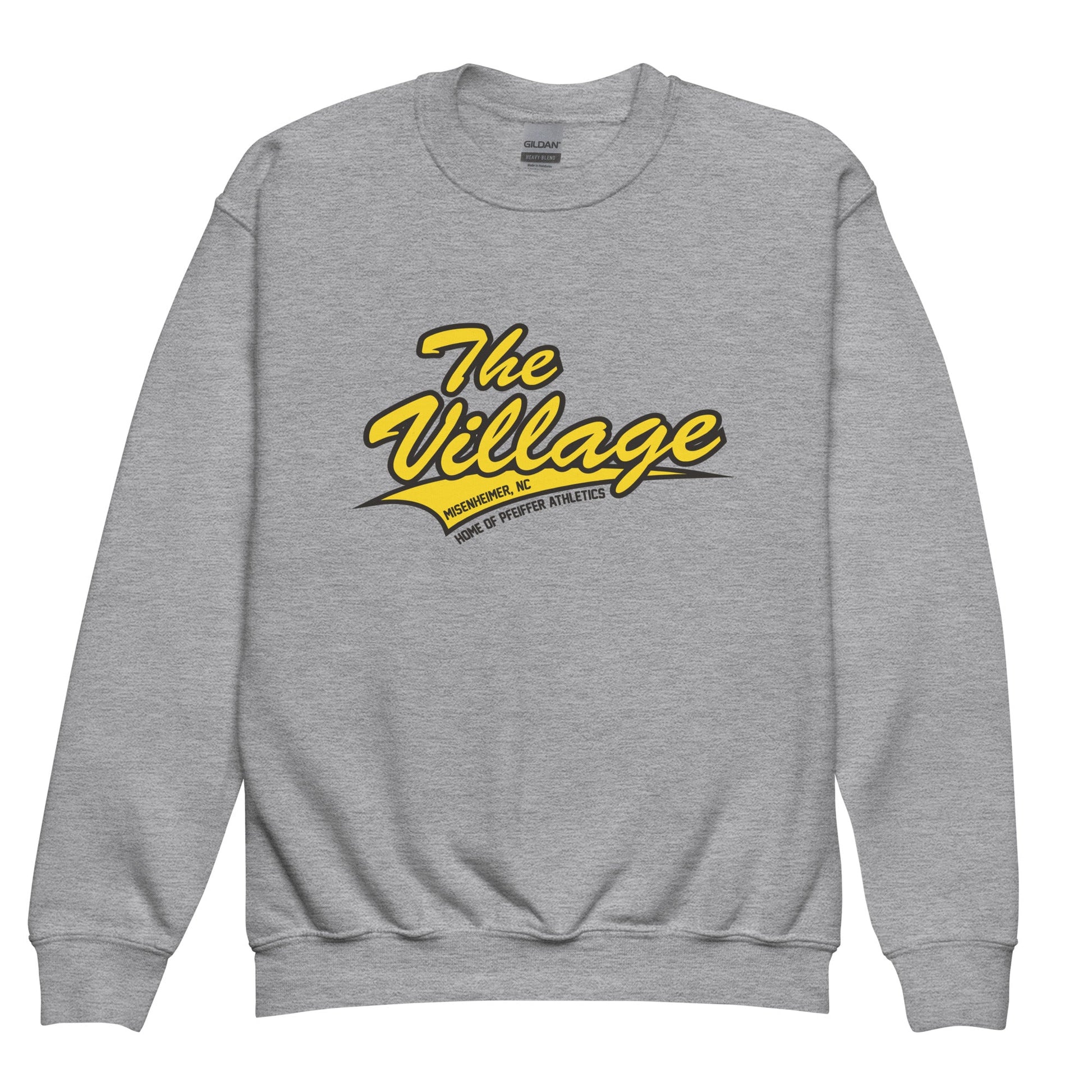 Classic | Youth Sweatshirt | Pfeiffer University Golf | Village Logo
