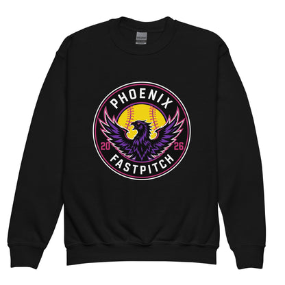 Classic | Youth Sweatshirt | Phoenix Fastpitch | Badge Logo