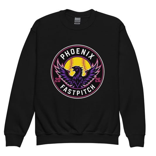 Classic | Youth Sweatshirt | Phoenix Fastpitch | Badge Logo