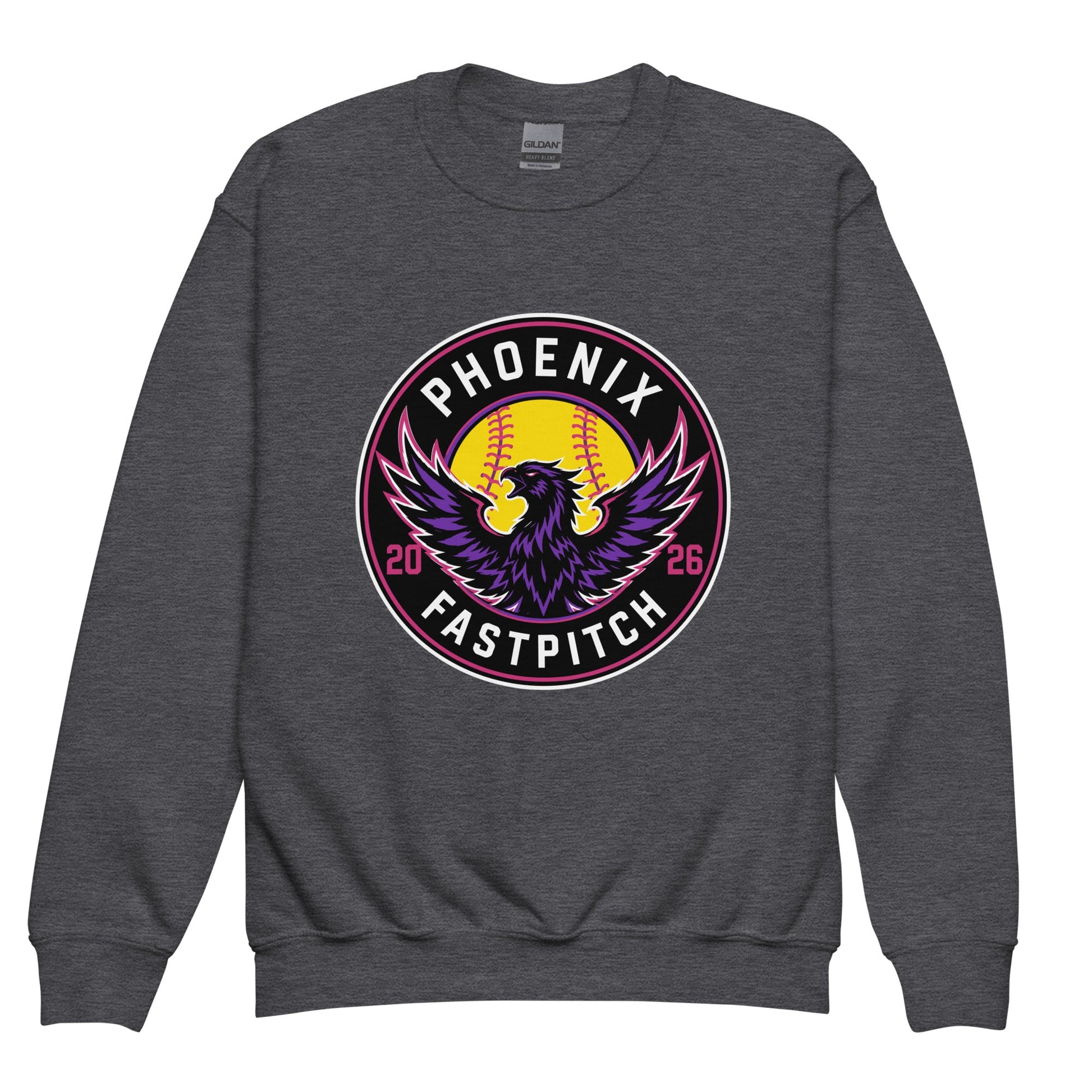 Classic | Youth Sweatshirt | Phoenix Fastpitch | Badge Logo