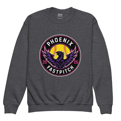 Classic | Youth Sweatshirt | Phoenix Fastpitch | Badge Logo