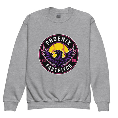 Classic | Youth Sweatshirt | Phoenix Fastpitch | Badge Logo