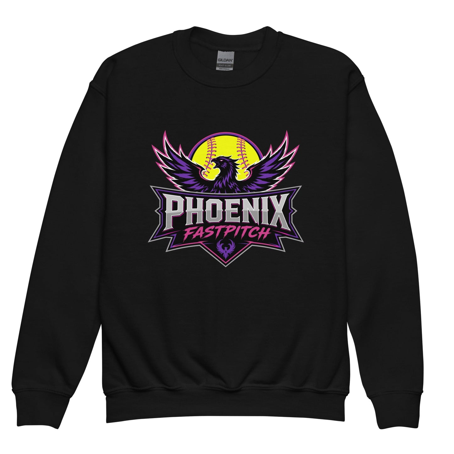 Classic | Youth Sweatshirt | Phoenix Fastpitch | Emblem Logo