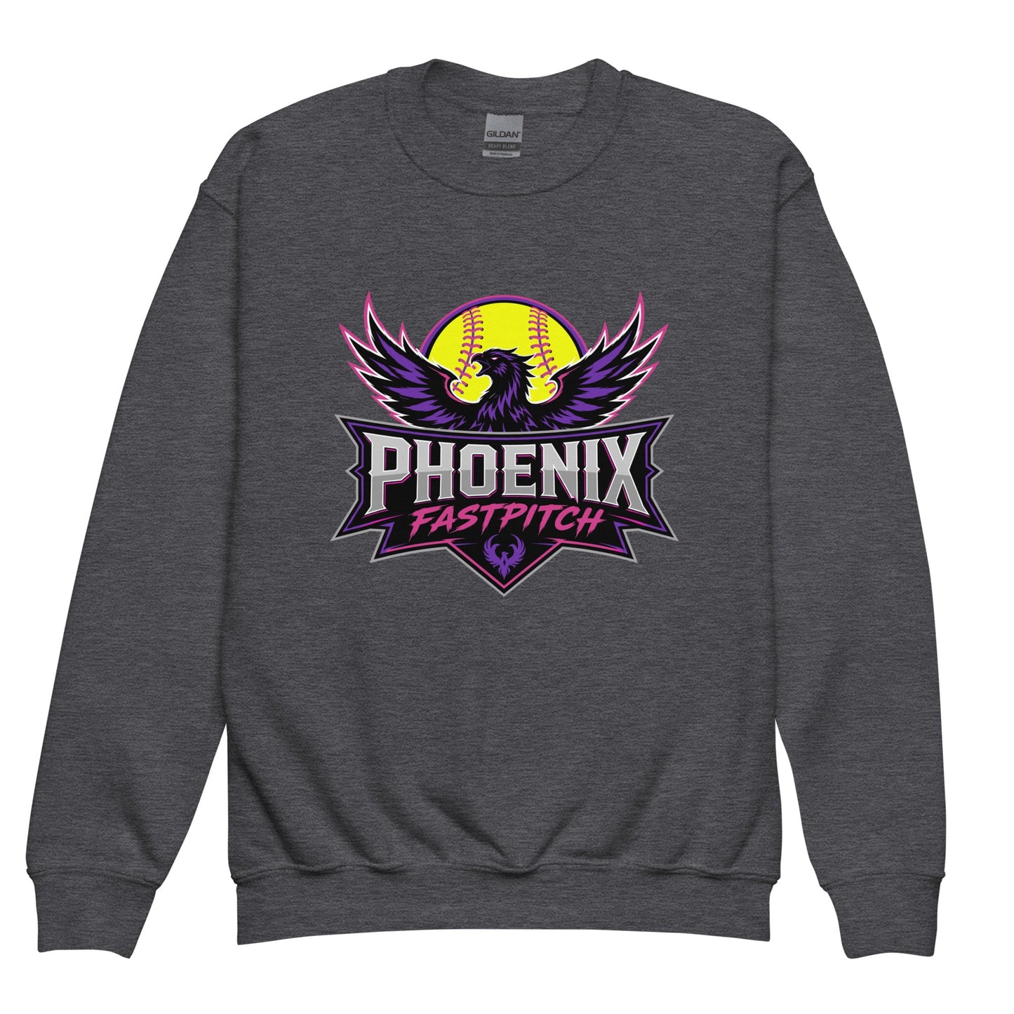 Classic | Youth Sweatshirt | Phoenix Fastpitch | Emblem Logo
