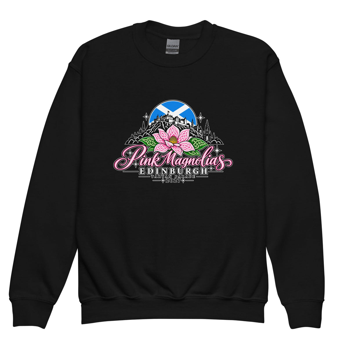 Classic | Youth Sweatshirt | Pink Magnolias Dance | Vanguard Logo
