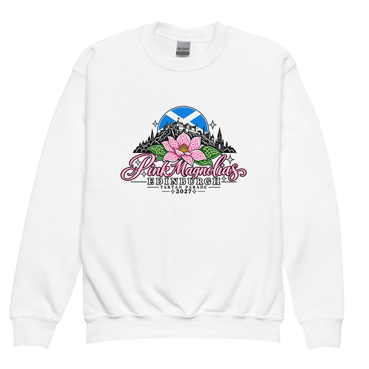 Classic | Youth Sweatshirt | Pink Magnolias Dance | Vanguard Logo