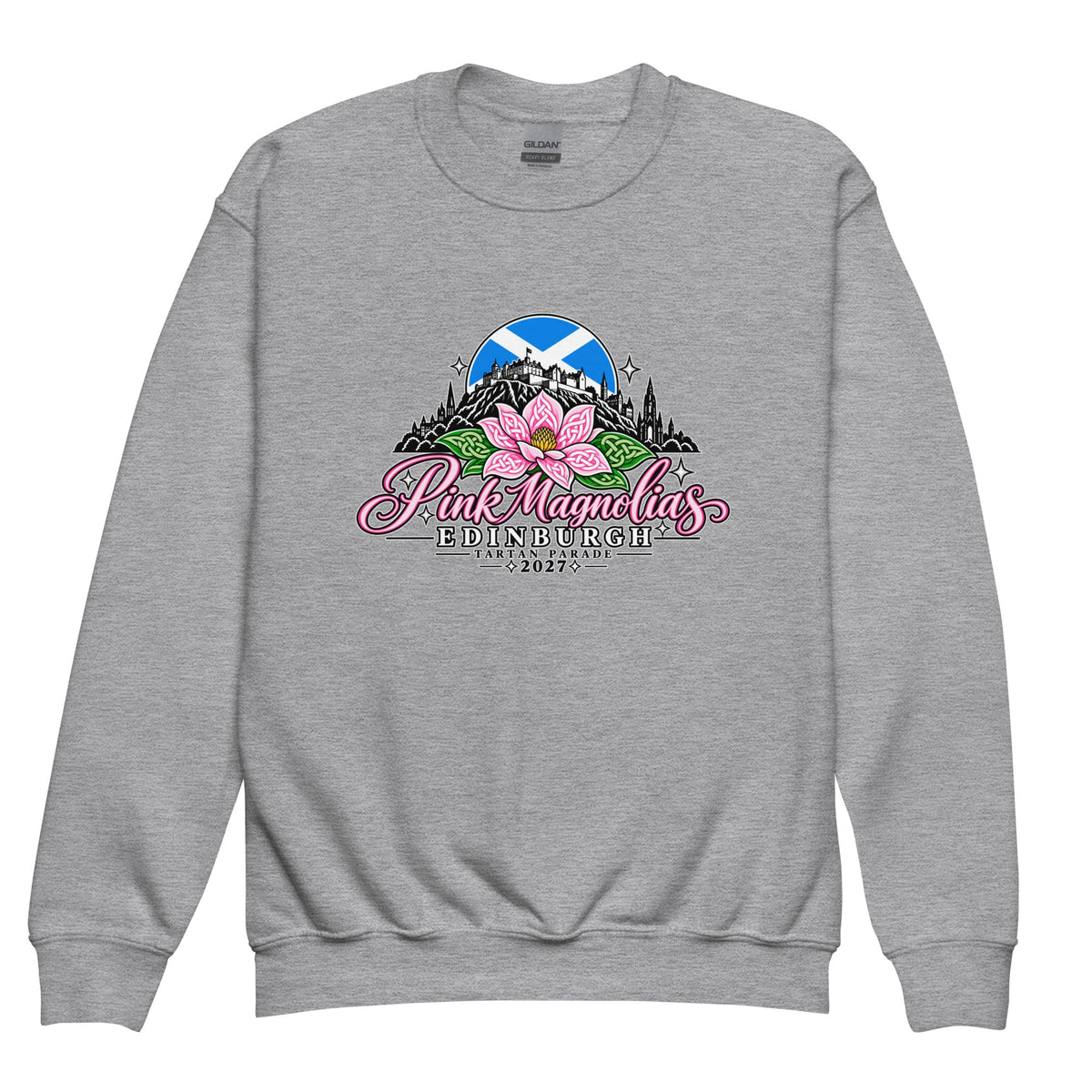 Classic | Youth Sweatshirt | Pink Magnolias Dance | Vanguard Logo
