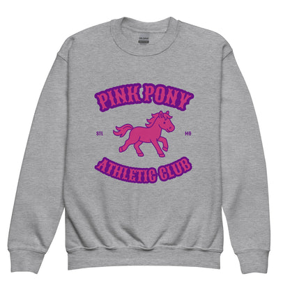 Classic | Youth Sweatshirt | Pink Pony Athletic Club | Crest Logo