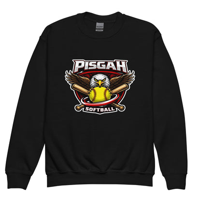 Classic | Youth Sweatshirt | Pisgah Rec League | Eagle Softball Logo
