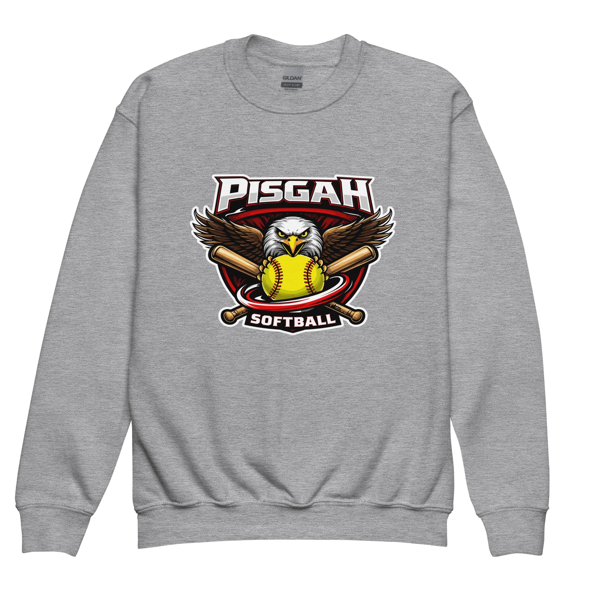 Classic | Youth Sweatshirt | Pisgah Rec League | Eagle Softball Logo