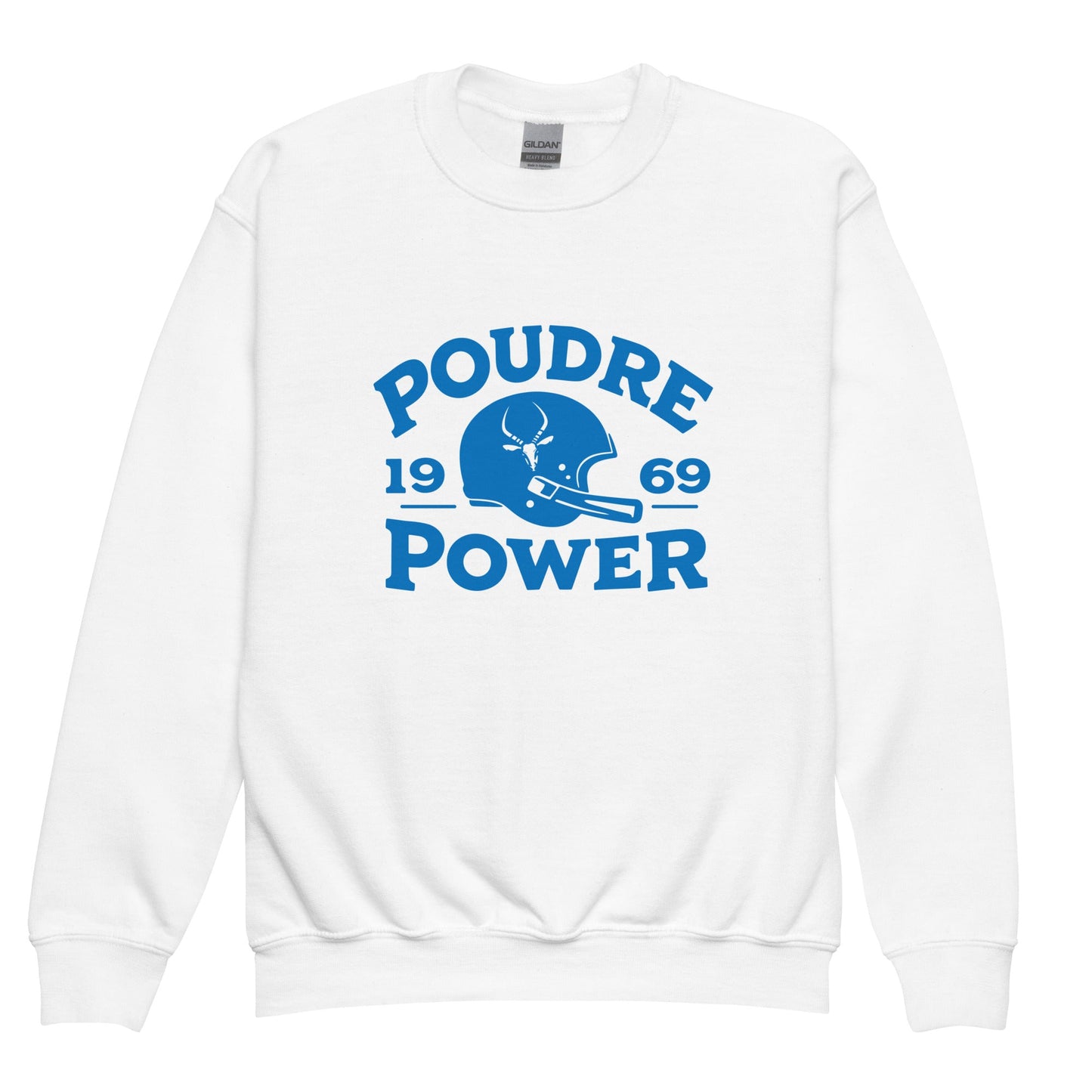 Classic | Youth Sweatshirt | Poudre Football | Crest Logo