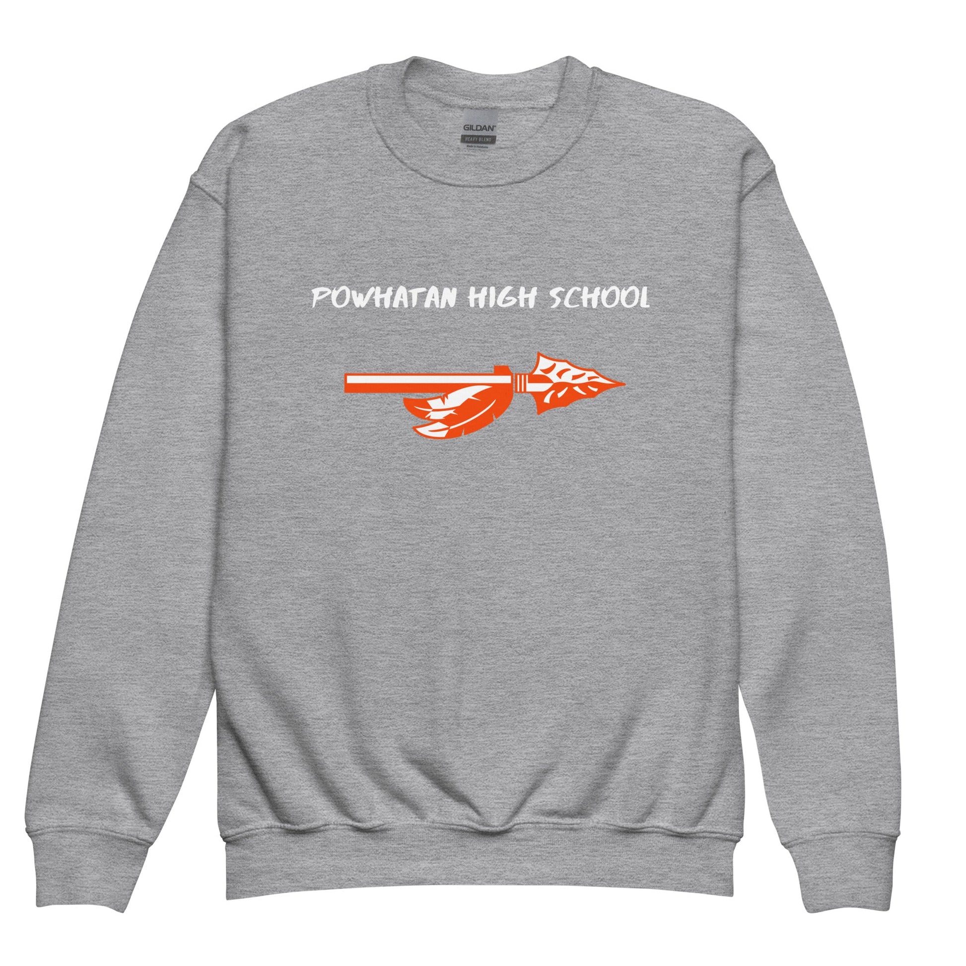 Classic | Youth Sweatshirt | Powhatan lacrosse | Arrowhead Logo