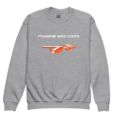 Classic | Youth Sweatshirt | Powhatan lacrosse | Arrowhead Logo