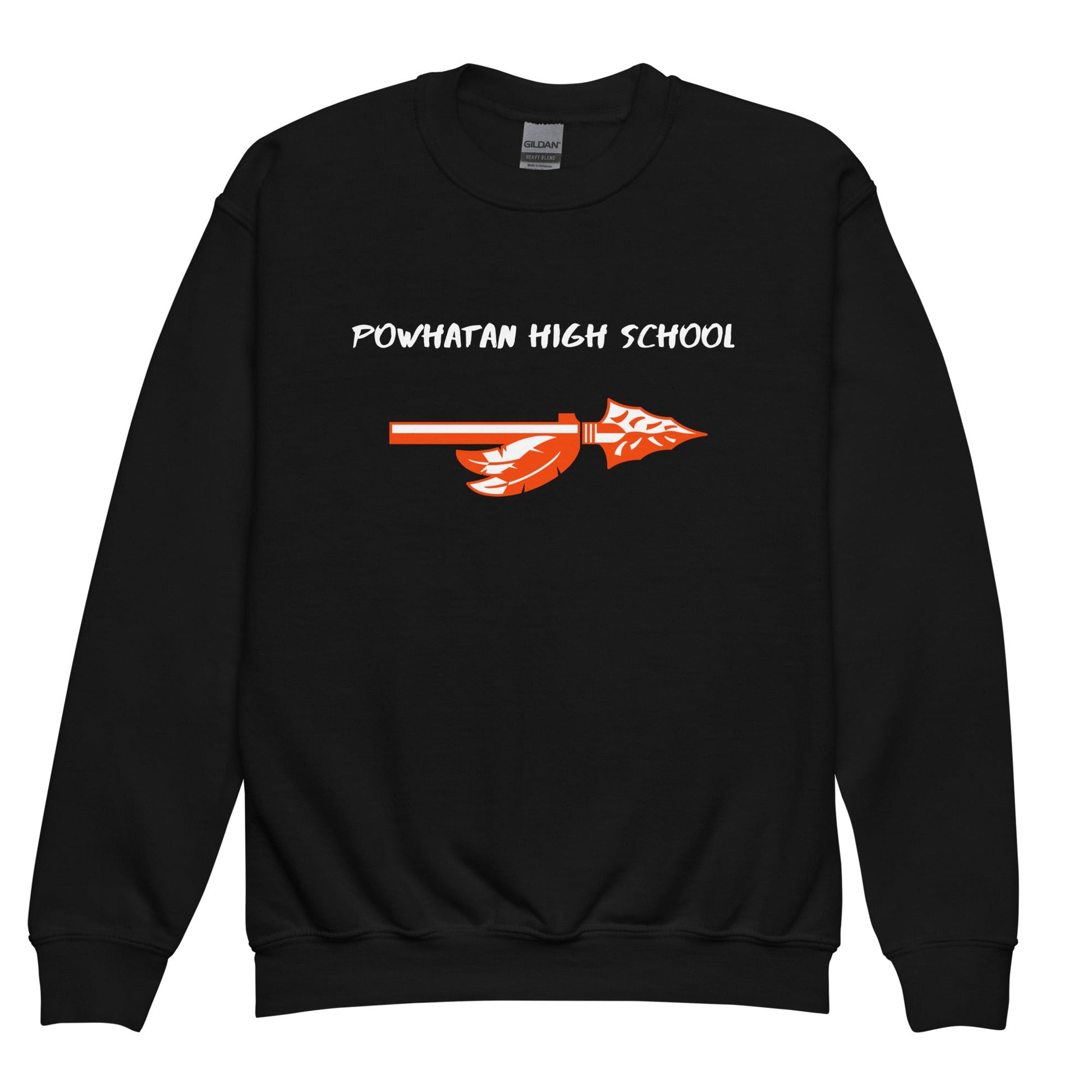 Classic | Youth Sweatshirt | Powhatan lacrosse | Arrowhead Logo