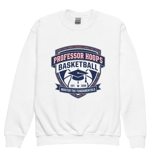 Classic | Youth Sweatshirt | Professor Hoops Basketball | Crest Logo