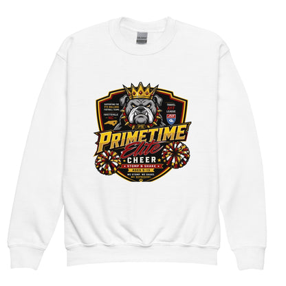 Classic | Youth Sweatshirt | PTE Bulldog Cheer | Shield Logo
