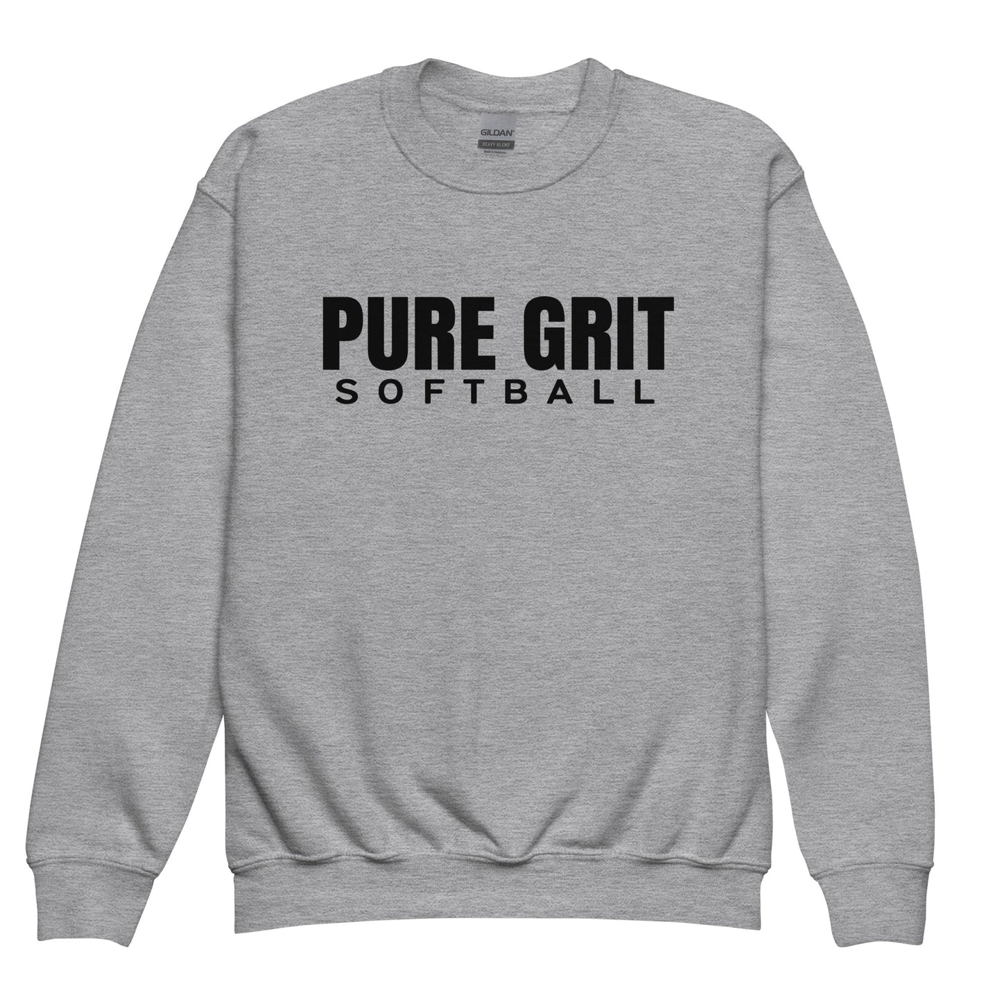 Classic | Youth Sweatshirt | Pure Grit Softball | Main Logo