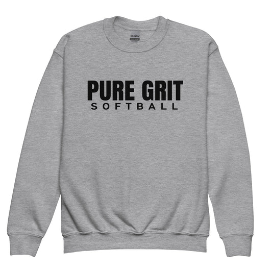 Classic | Youth Sweatshirt | Pure Grit Softball | Main Logo