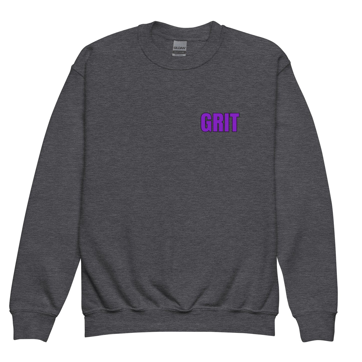Classic | Youth Sweatshirt | Pure Grit Softball | Purple Logo