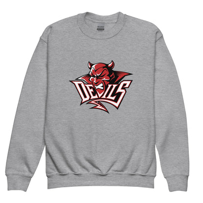 Classic | Youth Sweatshirt | Red Springs Track and Field | Mascot Logo
