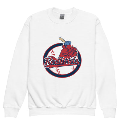 Classic | Youth Sweatshirt | Redbirds | Vintage Badge Logo
