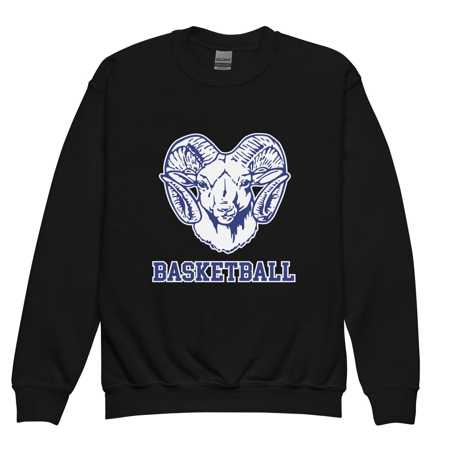 Classic | Youth Sweatshirt | Rensselaer Rams | Basketball Logo