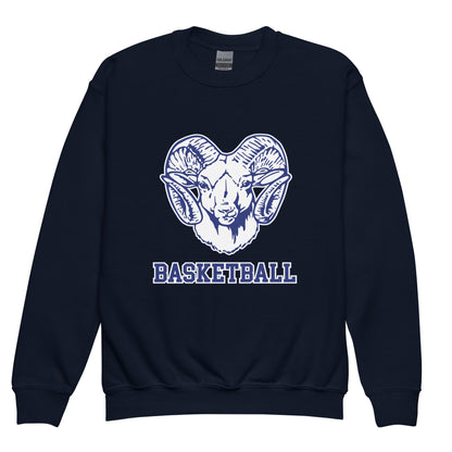 Classic | Youth Sweatshirt | Rensselaer Rams | Basketball Logo