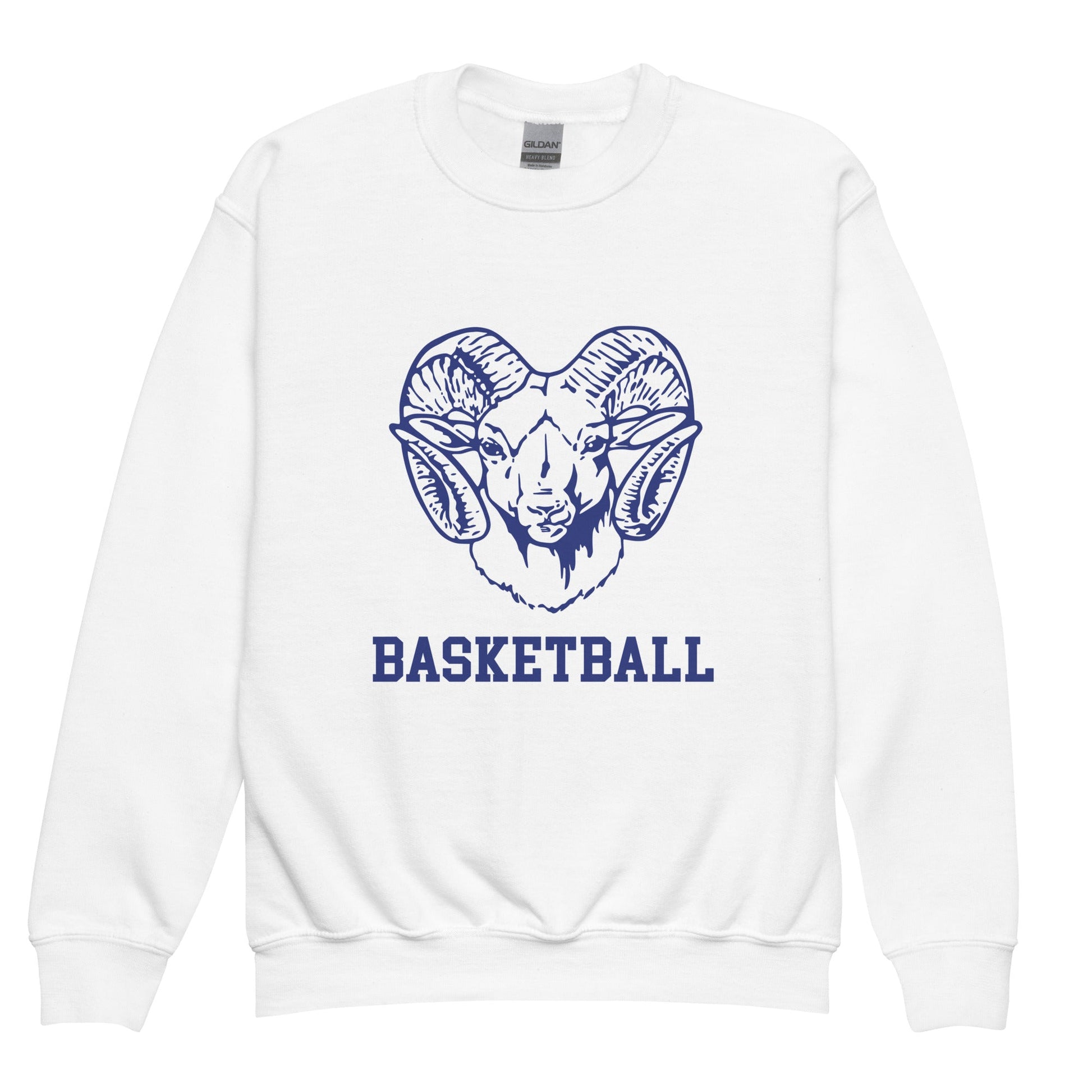Classic | Youth Sweatshirt | Rensselaer Rams | Basketball Logo