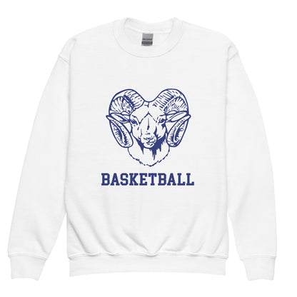 Classic | Youth Sweatshirt | Rensselaer Rams | Basketball Logo