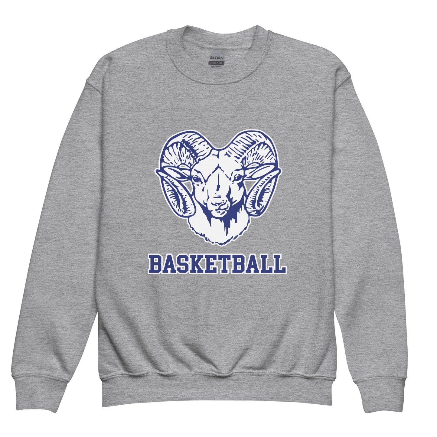 Classic | Youth Sweatshirt | Rensselaer Rams | Basketball Logo