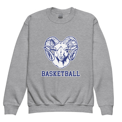 Classic | Youth Sweatshirt | Rensselaer Rams | Basketball Logo