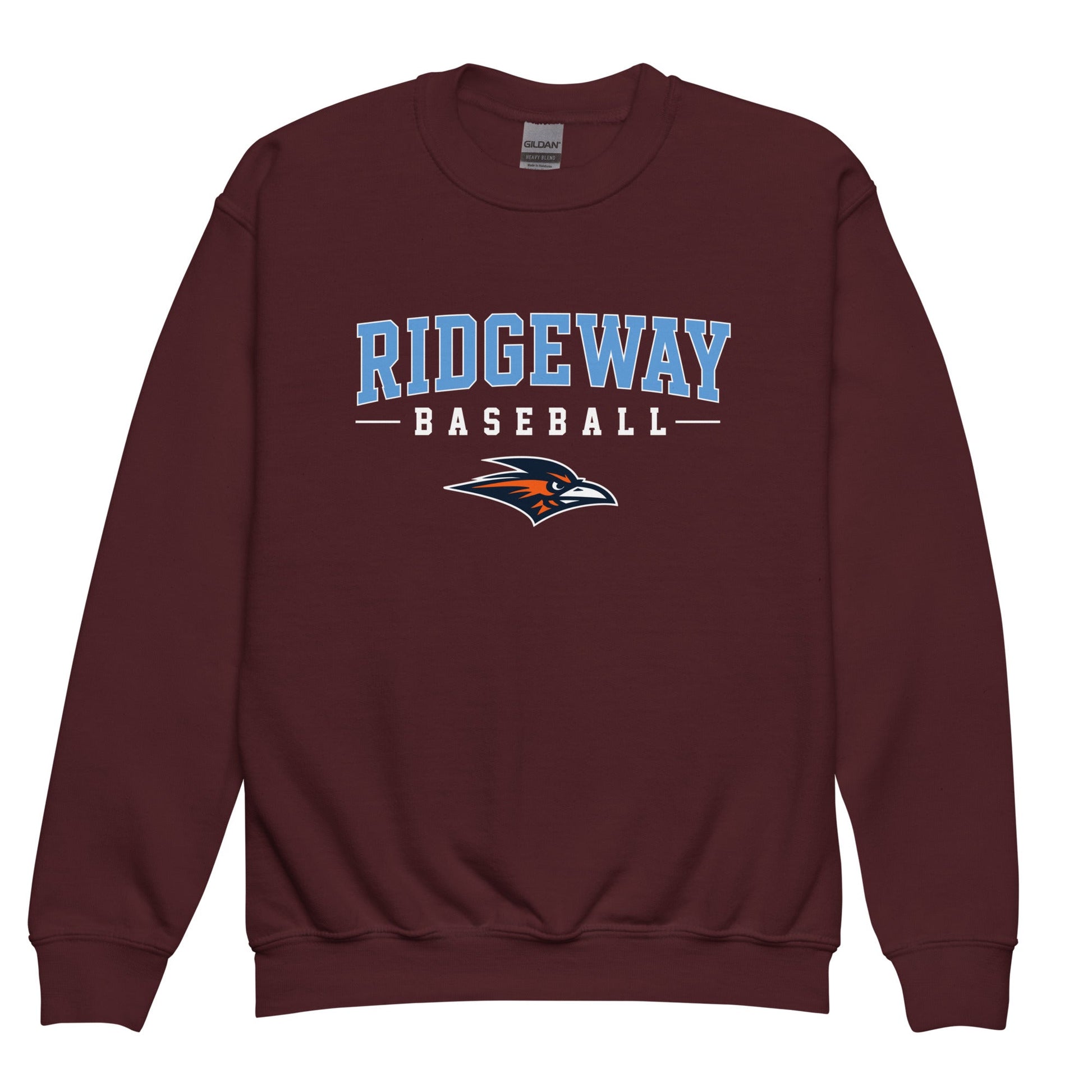 Classic | Youth Sweatshirt | Ridgeway High School Baseball | Athletics Logo