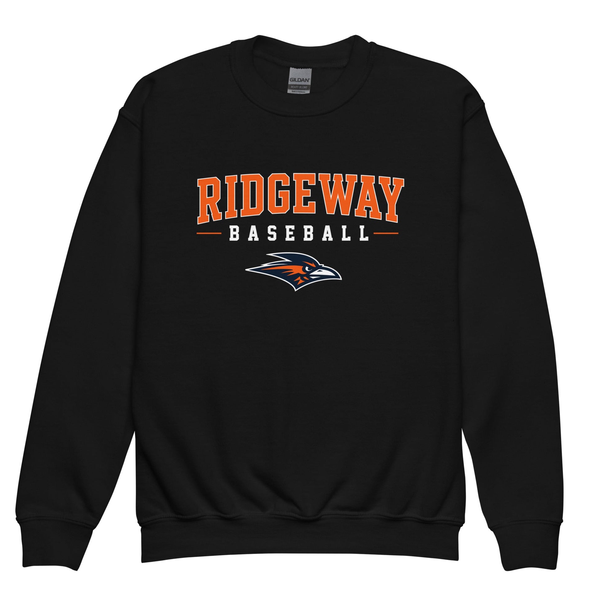 Classic | Youth Sweatshirt | Ridgeway High School Baseball | Emblem Logo